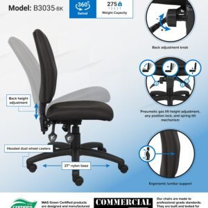 Boss Multi-Function Fabric Task Chair