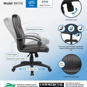 Boss Executive Leather Budget Chair