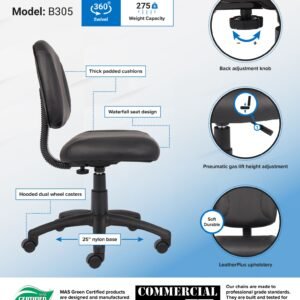 Boss Black Posture Chair
