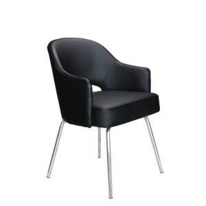 Black CaressoftPlus Guest Chair