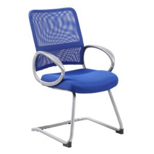 Boss Mesh Back W/ Pewter Finish Guest Chair