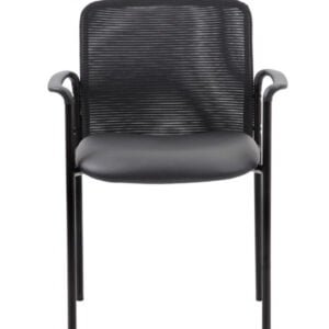 Boss Caressoft and Mesh Guest Chair, Black