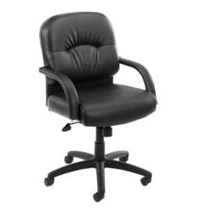 Boss Mid Back Caressoft Chair In Black