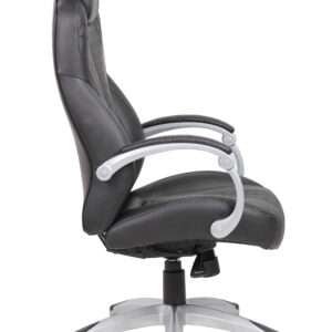 Boss Executive Hinged Arm Chair - Black/Grey