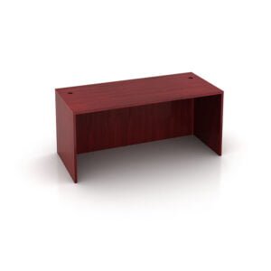 Boss Desk Shell, 66″W X 30″D, Mahogany