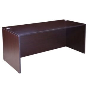 Boss Desk Shell, 66"W X 30"D, Mocha