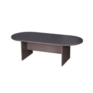 Boss 95W X 43D Race Track Conference Table, Driftwood