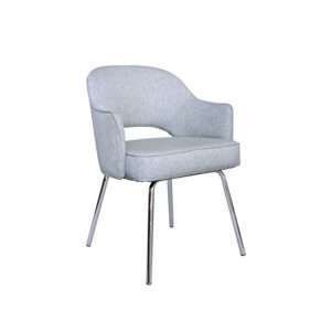 Boss Granite Linen Guest Chair